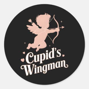 Adesivo O Namorados Engraçado do Wingman do Cupid
