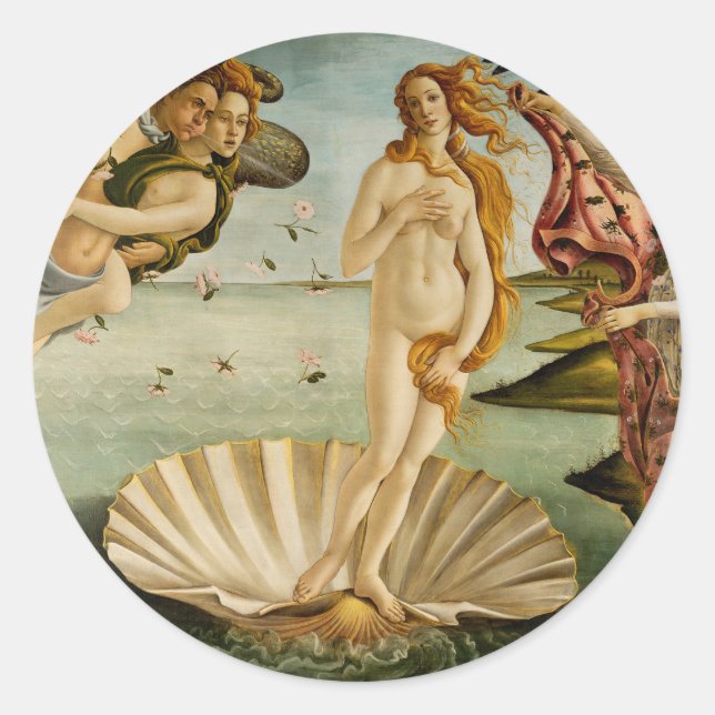 Adesivo O Nascimento de Vênus | Botticelli (Frente)