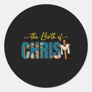 Adesivo O Nascimento Do Cristo Cruzando O Natal Religioso 