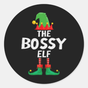Adesivo O Natal da Família Bóssy Elf Matching