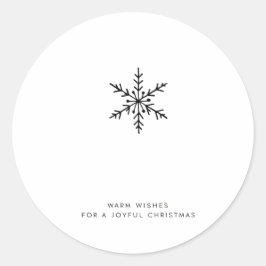 Adesivo O Natal Deseja Pentes de Neve