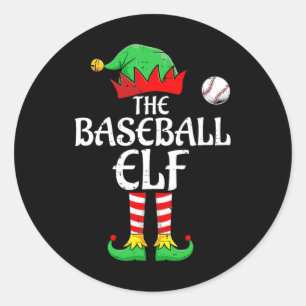 Adesivo O Natal do Grupo de Combinação da Família Baseball