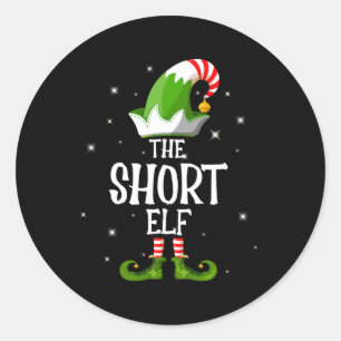 Adesivo O Natal do Grupo de Combinação Familiar do Elf Cur