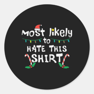 Adesivo O Natal Provavelmente Odeia Esta Família Xmas Mulh