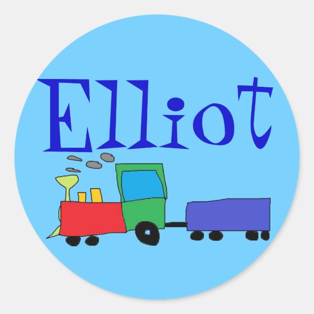 Adesivo O nome é Elliot Stickers (Frente)