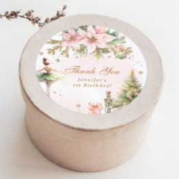 Adesivo O Noz-Cracker Winter Onederland Obrigado