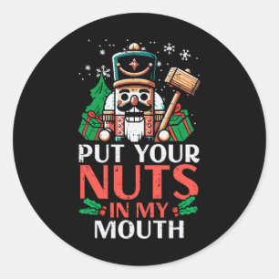 Adesivo O Noz-Noz De Natal Colocou Loucos No Meu Humor De 