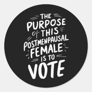 Adesivo O Objetivo Deste Posto Menopausal Harris Walz