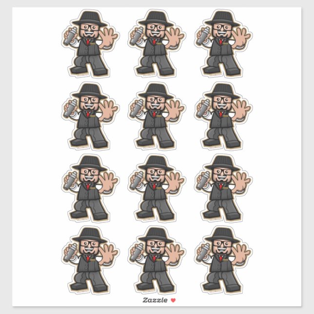 Adesivo O oficial Richard Sticker de 3 polegadas! Richard  (Folha)