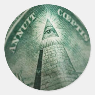 Adesivo O olho de Illuminati
