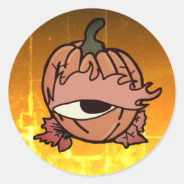 Adesivo O Olho Sonolento da Pumpkin Spooky
