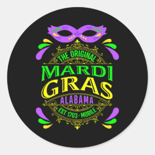 Adesivo O Original Mobile Alabama Mardi Gras 2025