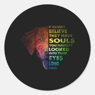 Adesivo O ouro Retriever Olhou Para Os Olhos O Suficiente