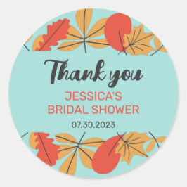 Adesivo O outono deixa o Chá de panela da estação de outon