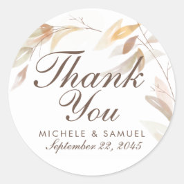 Adesivo O outono do outono deixa-vos muito obrigado a pref