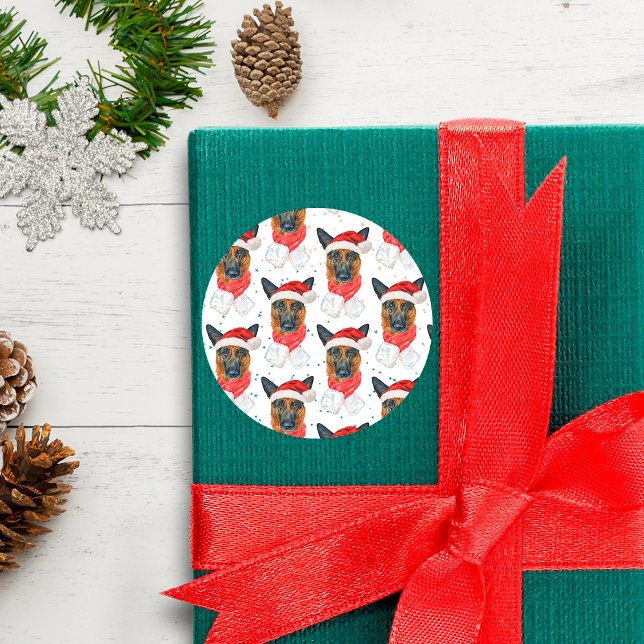 Adesivo O Padrão de Cachorro de Raça de german shepherd é  (Criador carregado)