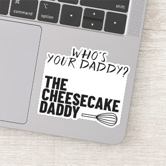 Adesivo O Pai Cheesecake Sticker White