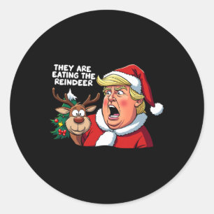 Adesivo O Pai Natal Está Comendo A Ré.