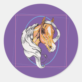 Adesivo O Palomino (roxo)