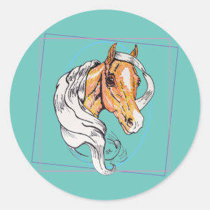 Adesivo O Palomino (teal)