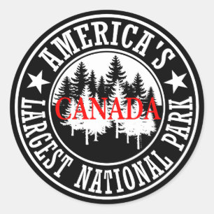 Adesivo O parque nacional o maior de Canadá América