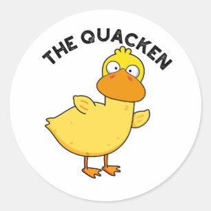 Adesivo O Pato Divertido Punição do Quacken 