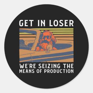 Adesivo O Perdedor Estava Aproveitando A Produção