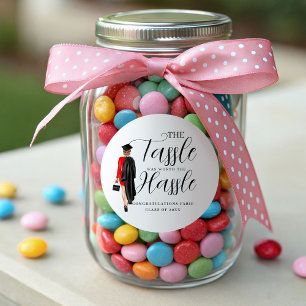 Adesivo O peso que valeu a pena o festa de formatura Favor