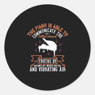 Adesivo O Piano Pode Se Comunicar