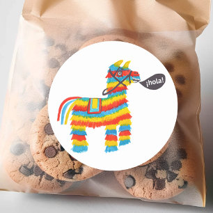 Adesivo O piñata feliz do burro diz o "hola "