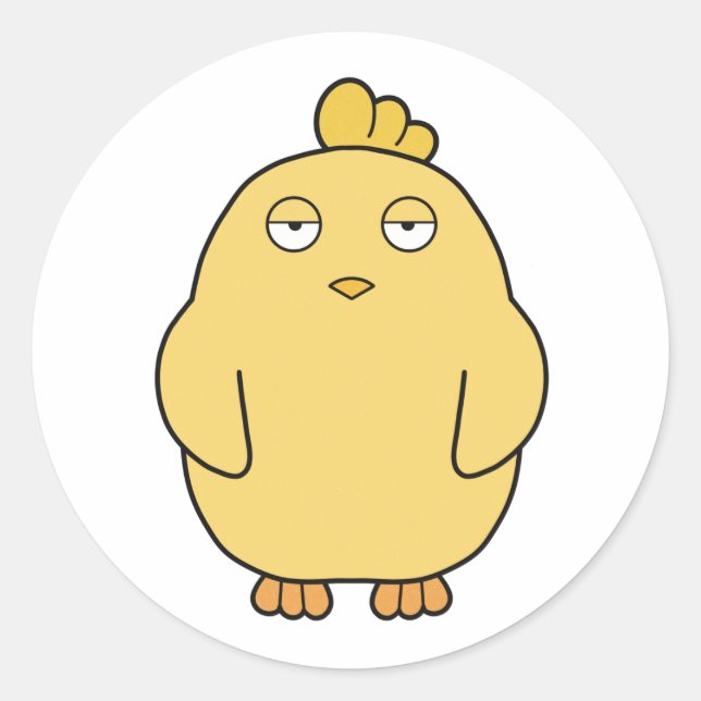 Adesivo O Pintinho Bord (Frente)