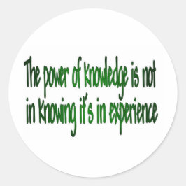 Adesivo O poder do conhecimento