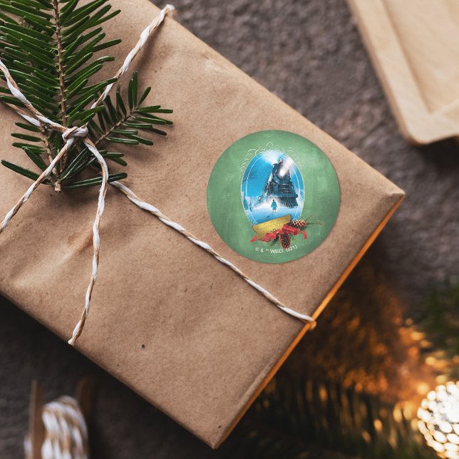 Adesivo O Polar Express | Chegada ao comboio com estrutura (Criador carregado)