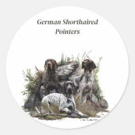 Adesivo O ponteiro alemão Shorthired ou Deutsch Kurzhaar