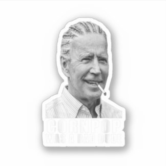 Adesivo O Pop De Milho Era Um Cara Mal Engraçado.