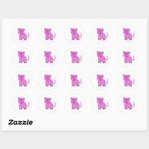 Adesivo O Porco Cor-De-Rosa, De Longa Distância