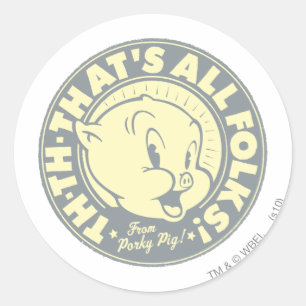 Adesivo O Porky TH-TH É TUDO PESSOAL!