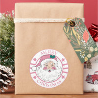 O Posto de Natal Rosa Moge Estimula Papais noeis D