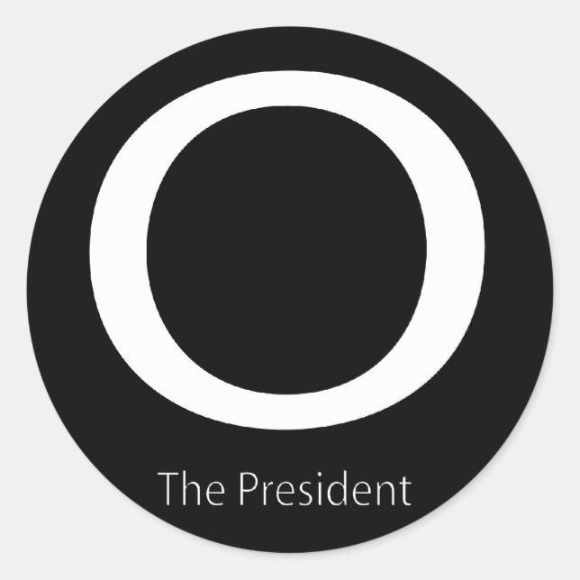 ADESIVO O PRESIDENTE (Frente)