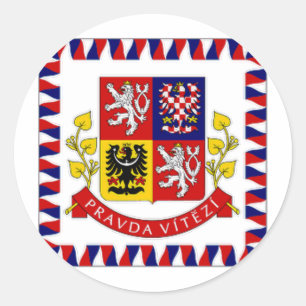 Adesivo O presidente Bandeira da república checa