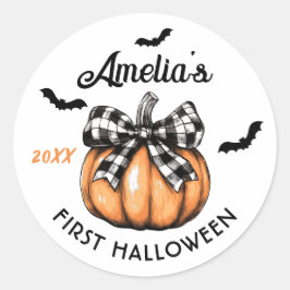 Adesivo O primeiro Arco de Abóbora do Halloween