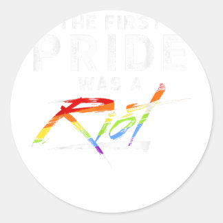 Adesivo O Primeiro Orgulho Foi Um Choque - LGBT
