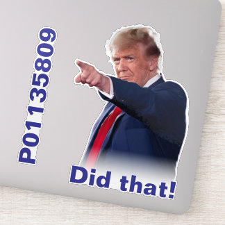 Adesivo O prisioneiro P01135809 fez isso!