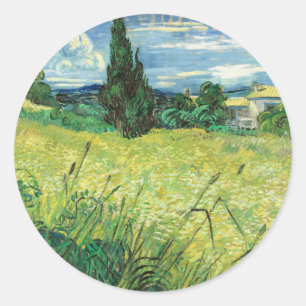 Adesivo O quadro de Vincent van Gogh, Campo Verde,