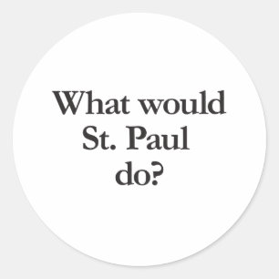 Adesivo o que a rua paul faria