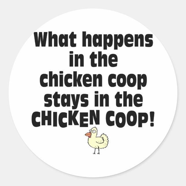 Adesivo O que acontece na colher de frango (Frente)