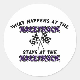 Adesivo O Que Acontece No Race Track Fica Na Race T