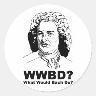 Adesivo O que Bach faria