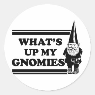 Adesivo O que é acima de meu Gnomies