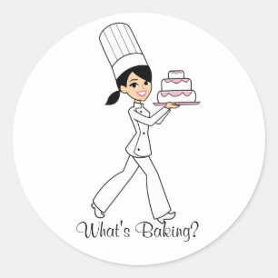 Adesivo O que é Cozinhar Sticker - Garota Baker